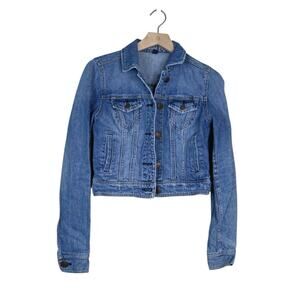 American Eagle Womens S Denim Jean Jacket